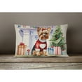 thumbnail image 4 of Carolines Treasures DAC1393PW1216 16 x 12 in. Unisex Yorkie Christmas Fabric Decorative Pillow, 4 of 4