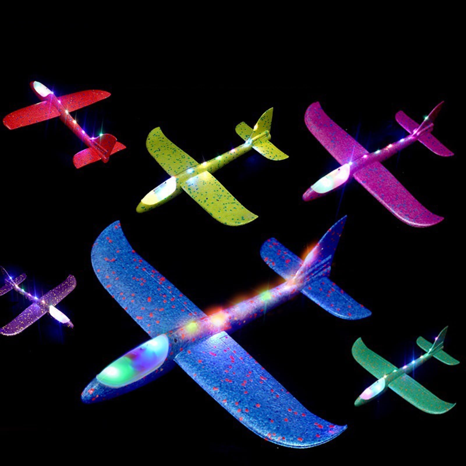 NOLITOY 30 Pcs Airplane Model Kids Outdoor Toys Elastic Powered Glider  Plane Boys Party Favors Glider Model Plane Foam Airplanes for Kids Plane  Models