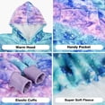 thumbnail image 4 of Catalonia Astrology Unicorn Wearable Blanket Hoodie for Kids, Fleece Snuggy Sweatshirt Pullover, 4-12 Years Boy Girl Gift, 28 × 24 inches, 4 of 6