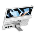 thumbnail image 5 of Frusde Case Compatible with Samsung Galaxy Z Fold 4 with Screen Protector Kickstand Full Body Protective Case with Magnetic Hinged-Silver, 5 of 5