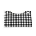 thumbnail image 2 of Pofeuu Black White Plaid Print Tissue Box Cover, Modern Decorative PU Leather Rectangular Tissue Box Case Organizer Holder for Vanity Countertop, Night Stands, Livingroom, 2 of 7