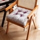 thumbnail image 4 of Cojín de silla con lazo de lujo | Cojín cuadrado de poliéster | 40 x 40 cm | Cómodo cojín para silla de comedor y sala de estar | Rojo, azul, naranja y morado, 4 of 5
