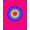 Pink, Pattern 2, variant on ODIKA 8'x10' Machine Washable Non-Slip Area Rug, Enchanted Kaleidoscope Mystical Jewel Toned Treasure High Traffic Rug, Blue, 556748
