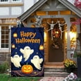 thumbnail image 2 of Garden Flags 12x18 Inch Halloween Garden Flag Fall Flags for Outside Vertical Double-Sided Ghost Pumpkin Spooky Lantern Outdoor Yard Banner Holiday House Decor for Porch Lawn Home Garden, 2 of 6