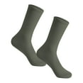 thumbnail image 5 of 1 Pair Non Binding Loose Fit Ankle Socks Wide Thin Crew Socks with No Elastic Top for Men & Women Plus Size, 5 of 6