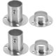 thumbnail image 2 of 4 soportes de acero inoxidable para barras de armario., 2 of 8