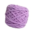 thumbnail image 4 of grueso y voluminoso, hecho a mano, para decoración del hogar, tejido a mano, para proyectos de crochet, suéteres, mantas tejidas, manualidades, Púrpura, 4 of 8