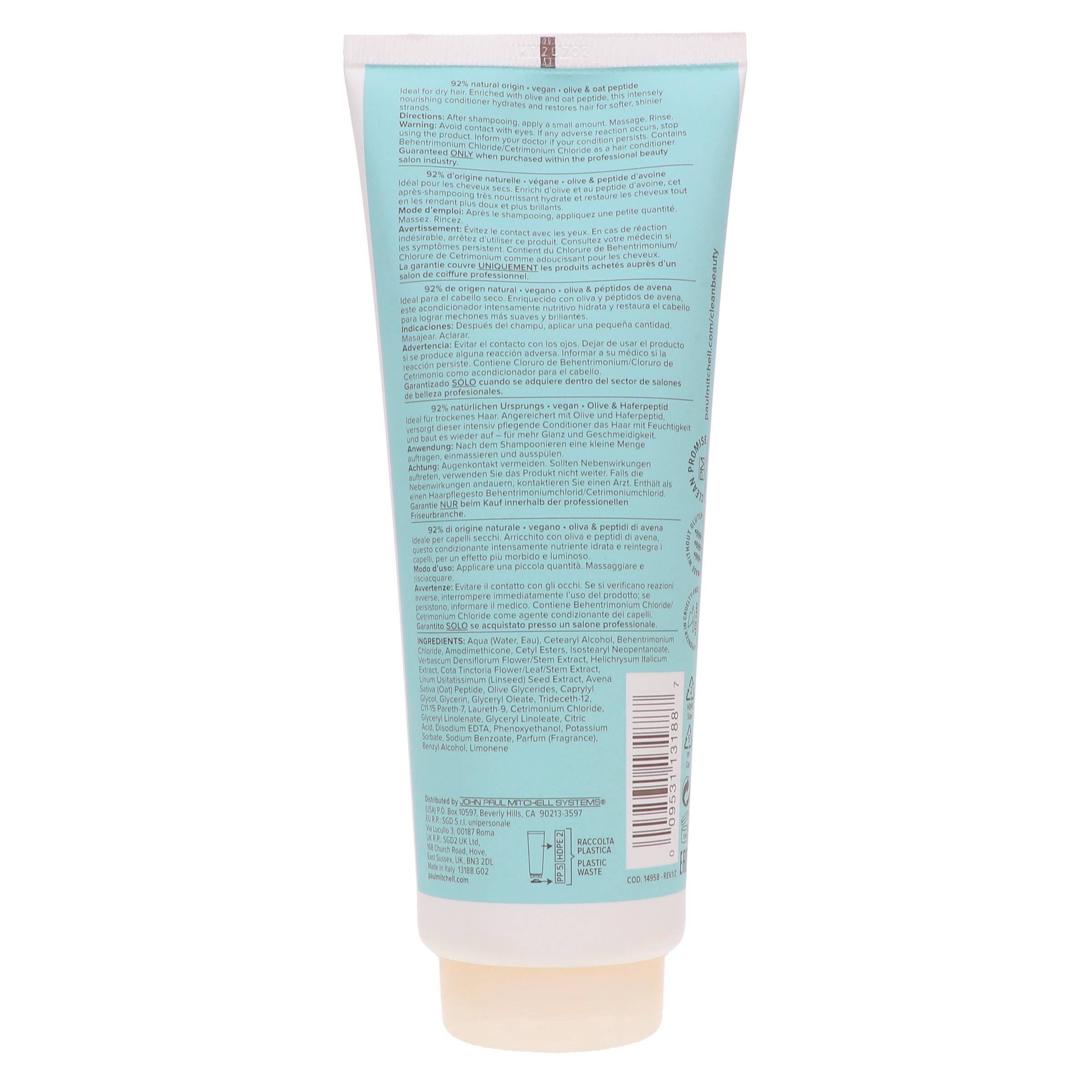Paul Mitchell Clean Beauty Hydrate Conditioner 8.5 oz - image 5 of 8