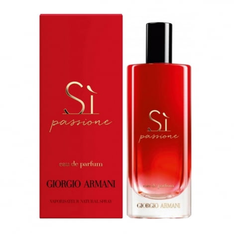 Giorgio Armani Si Eau De Parfum Spray, Feminine & Musky Scent, 1.7