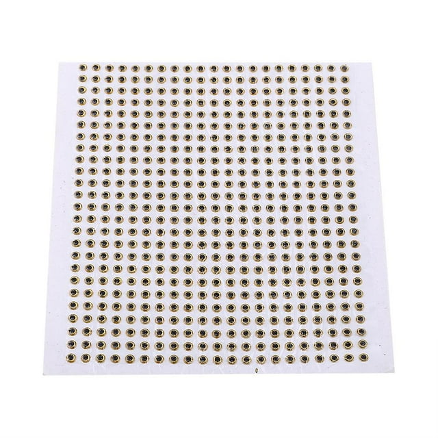 500pcs/pack 3mm 3D Fish Eyes Lightweight Equipment For Fishing Bait(golden,3mm)