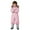 Light Pink, variant on KAUOD Toddler Waterproof Snowsuits Outdoor Insulated One Piece Hooded Ski Suits Jumpsuits Kids Baby Multi Zipper Snow Suits