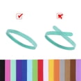 thumbnail image 2 of 15 colores Collares de identificación para cachorros Banda para perros recién nacidos Tejido suave Collar de identificación ajustable para mascotas Perro Gato, 2 of 5