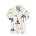 thumbnail image 2 of UVEASISHA Mens Hawaii Shirts Short Sleeve,Men Button Down Shirt Loose Fit Casual Aloha Shirts Summer Tropical Beach Vacation Shirt Sales Today, 2 of 5
