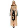 thumbnail image 2 of FASHOFT Women's Egyptian Pharaoh Halloween Cosplay Outfit Cleopatra Role Play Theme Party Stage Performance Masquerade Fancy Dress Up Halloween M, 2 of 6