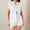 White, variant on Casual Irregular Hem V Neck Fitted Jumpsuit for Women plus Swimsuit Cover up Mp Tech Suit plus Size Cute Compression Shorts for Swimming Juniors Swim Shorts Swim Body Suit plus Swimsuit