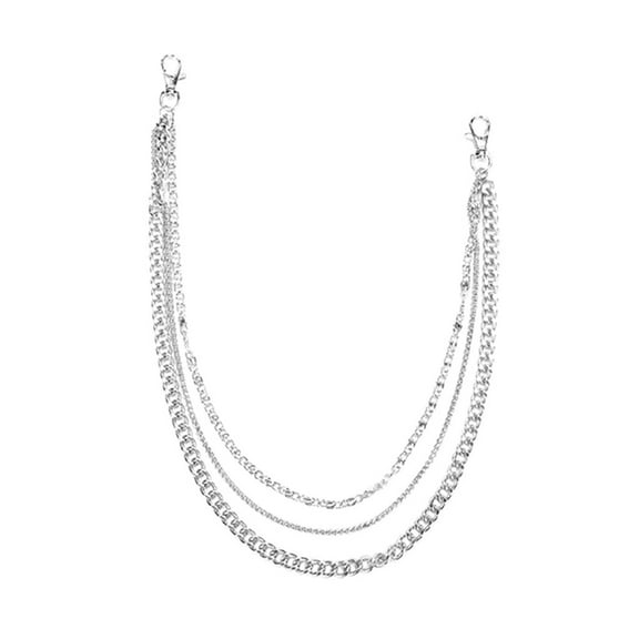 Weikingp Belts for Women, Decorative Chain Chain Women’S Body Long Waist Belt Waistband Tassel Belt Belt, Womens Belt, Western Belts for Woman Silver