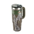 thumbnail image 2 of Mossy Oak 30oz Bottomland Camo Stainless Steel Insulated Travel Tumbler with Handle and Magnetic Lid. Leak Resistant, 2 of 7