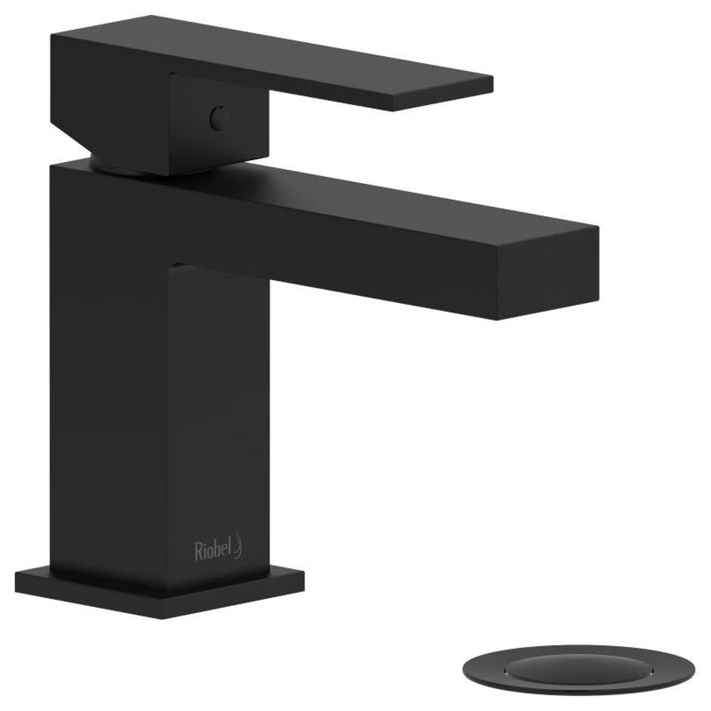 Riobel Us01 Kubik 1.2 GPM Single Hole Bathroom Faucet Black Walmart