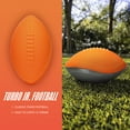 thumbnail image 2 of NERF Turbo Jr. Kids Foam Football - Classic Foam Football for Kids - Indoor + Outdoor Soft Foam Ball - Kids Mini Soft Foam Ball - NERF Toy Football for Kids - Easy Throw + Catch Youth Football, 2 of 8