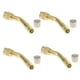 thumbnail image 1 of Adaptador De Extensión De Ajuste Universal De Vástago De Válvula Angulado De 135 Grados De 4 Piezas Para Motocicleta, Scooter, Automóvil / Camioneta Y DYNWAVEMX Extensión de los vástagos de la válvula del neumático, 1 of 8