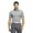 Gray Three, variant on Adidas Adi Performance Heathered Men's Polo Golf Shirt, 2X-Large Semi Blue Burst -