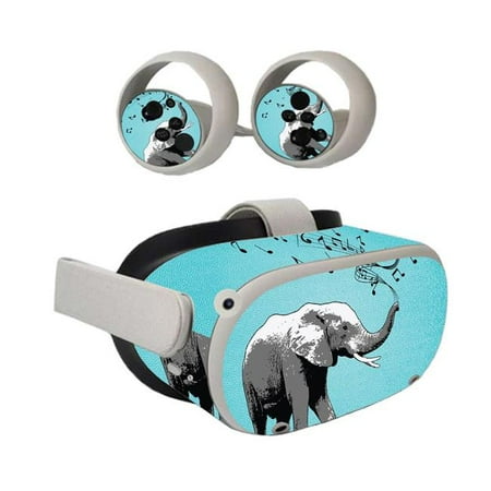 MightySkins OCQU2-Musical Elephant Skin for Oculus Quest 2 - Musical Elephant
