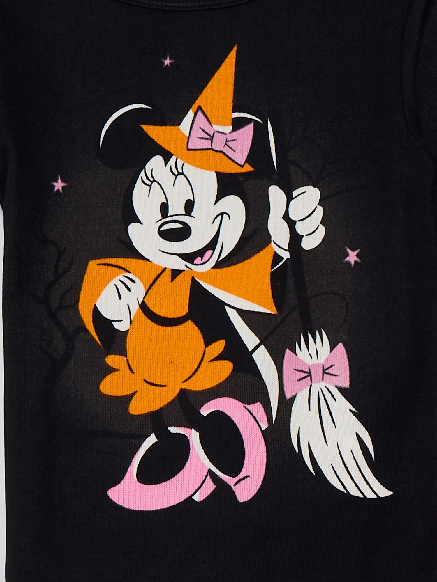 Disney Minnie Mouse Girls Halloween Long Sleeve Top and Pants Pajama Set, 2-Piece, Sizes 4-10