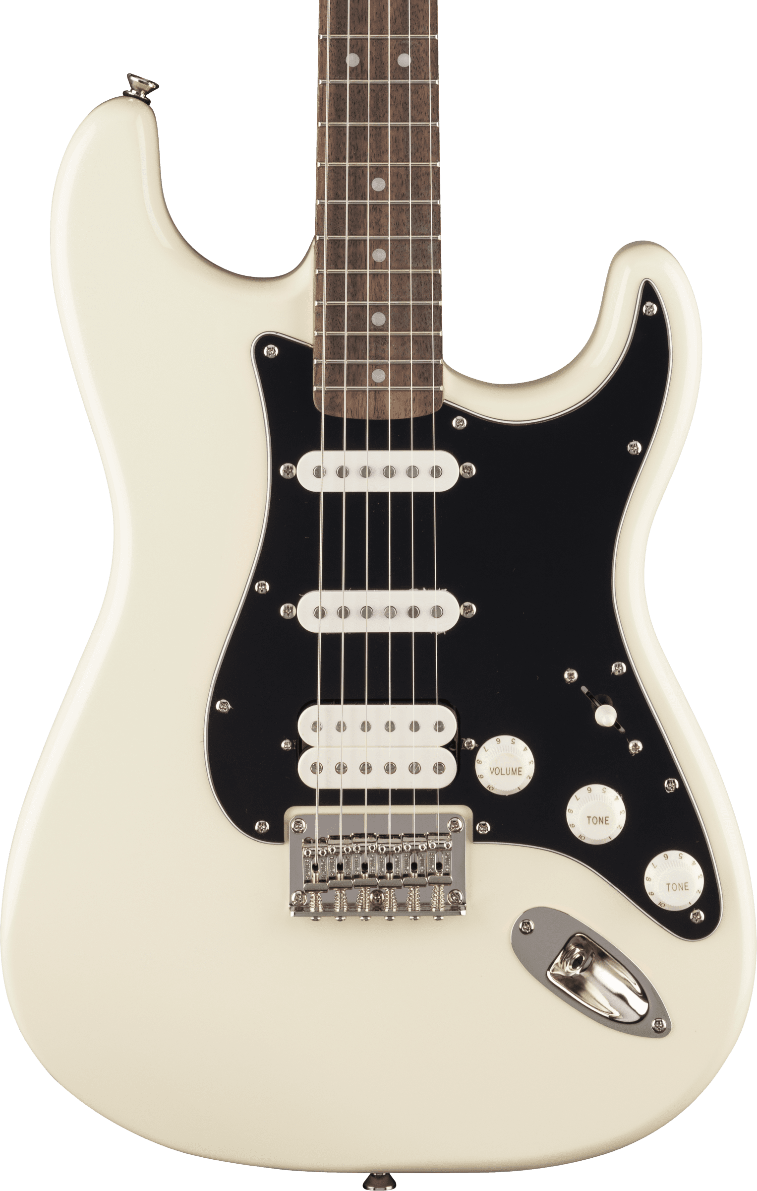 Squier Classic Vibe '70s Stratocaster HT HSS Electric Guitar, Laurel Fingerboard, Olympic White