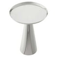 thumbnail image 2 of Modway Maren Round Iron Metal Side Table with Conical Pedestal Base in Nickel, 2 of 3