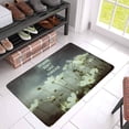 thumbnail image 3 of MKHERT Inspirational Quote with Daisy Storms Dont Last Forever Doormat Rug Home Decor Floor Mat Bath Mat 30x18 inch, 3 of 3