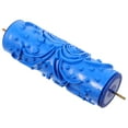 thumbnail image 3 of WHAMVOX Decorative Paint Brush Tool Wall Pattern Roller Rubber Glue Roller (Blue), 3 of 8