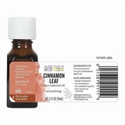 Aura Cacia Pure Essential Oil, Cinnamon Leaf, 0.5 Fl Oz