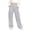 Gray, variant on Ovafbau Girls Solid Cargo Sweatpants Straight Pants Girls Solid Cargo Joggers Elastic Waist Pockets Straight Pants White 12-13 Years Kids Pants