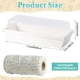 thumbnail image 2 of 50 Pack Charcuterie Boxes with Clear Lids, Paper Charcuterie Box, Disposable Sandwich Boxes, Rectangle To Go Food Containers, White Bakery Boxes for Desserts Strawberries Sushi Cookies, 2 of 7