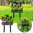 thumbnail image 3 of Personalized Metal Garden Sign Custom Outdoor Decor Backyard Wall Art Housewarming Gift Rustic Home Decor Personalized Signage, 3 of 3