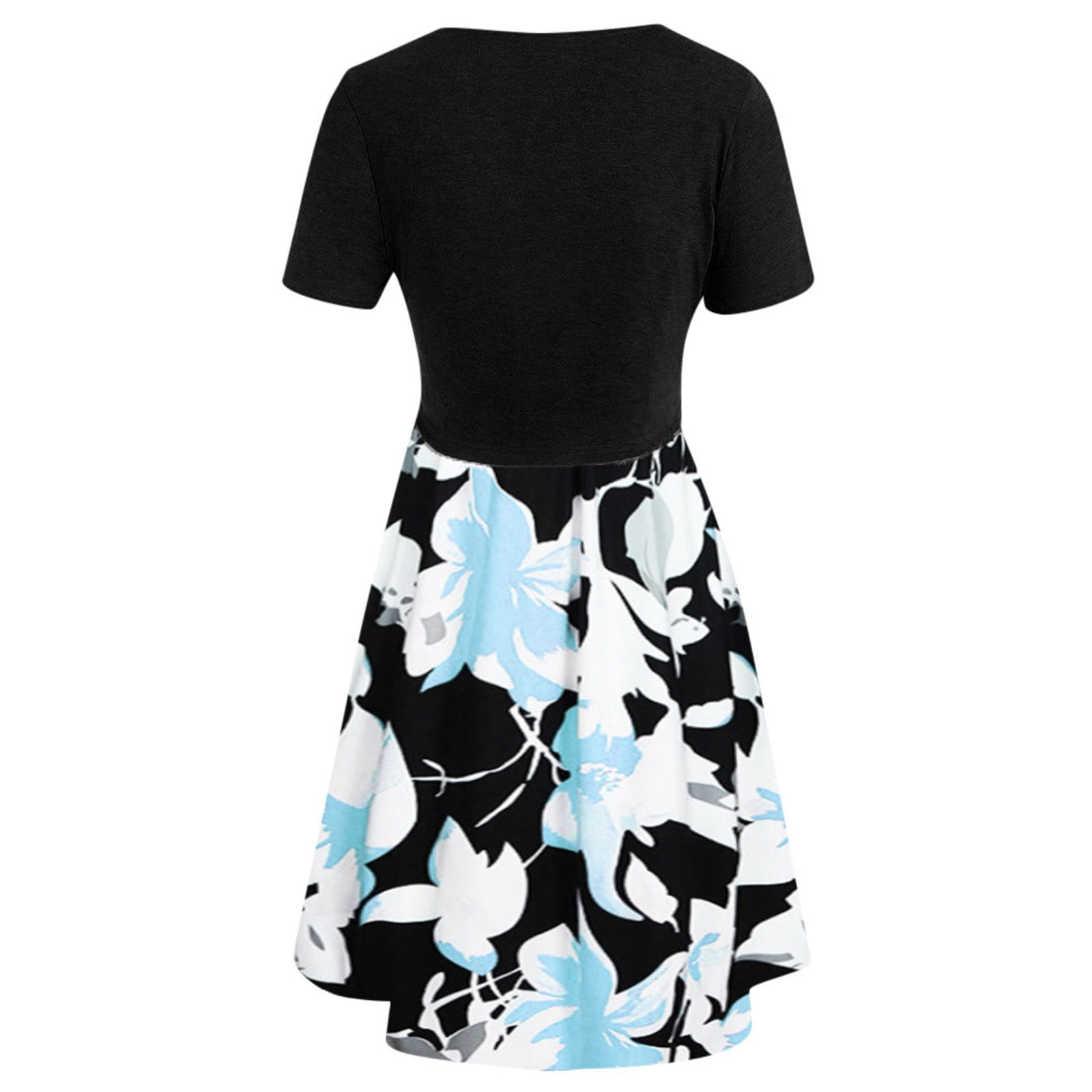 Womens Sunflower Short Sleeve Midi Dresses Bow Knot Bandage Tops Suit Summer Casual Straps Cover Up Mini Tshirt Dress Loose Swing Flowy Pleated Floral Sun Dress Womens Sunflower Short Sleeve Midi Dresses Bow Knot Bandage Tops Suit Summer Casual Straps Cover Up Mini Tshirt Dress Loose Swing Flowy Pleated Floral Sun Dress