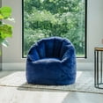 thumbnail image 6 of Big Joe Joey Junior Bean Bag Chair for Kids, 1.5 ft Plushie Lightweight Lounge Chair, Soft Polyester, Lilac Shadow, 6 of 7