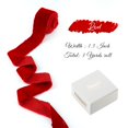 thumbnail image 2 of Cinta DINDOSAL de terciopelo rojo de 3 yardas (2,7 m) para decoración navideña, 2 of 6