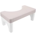 thumbnail image 1 of SEWACC Foot Stool Toilet PP Grey 1Pcs Bowel Movement Aid For General Users, 1 of 8
