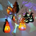 thumbnail image 5 of Dengmore Halloween Decorative Light Halloween Party Battery Powered Decoration Props Candle Light Portable Halloween Pumpkin Lantern Mini Pumpkin Lantern, 5 of 9