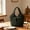 44#Green, variant on Women's Nylon Mommy Shoulder Bag Multi Pocket Handheld Armpit Bag Large Capacity Tote Bag Durable Design, Baby Storage Quick Access Bag for Strolling Baby Care Commute Shopping Moms