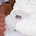 thumbnail image 7 of Unique Bargains Washed Cotton Bed Strap Duvet/Quilt Cover Sets White, 7 of 7