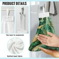 thumbnail image 6 of ZIATUBLE Marble Stripes Hand Towels with Loop Absorbent Tea Towels for Kitchen Reusable Bathroom Hand Bath Towel with Snap Button Hanging Dish Towels Lightweight Hand Tie Towel, 6 of 7