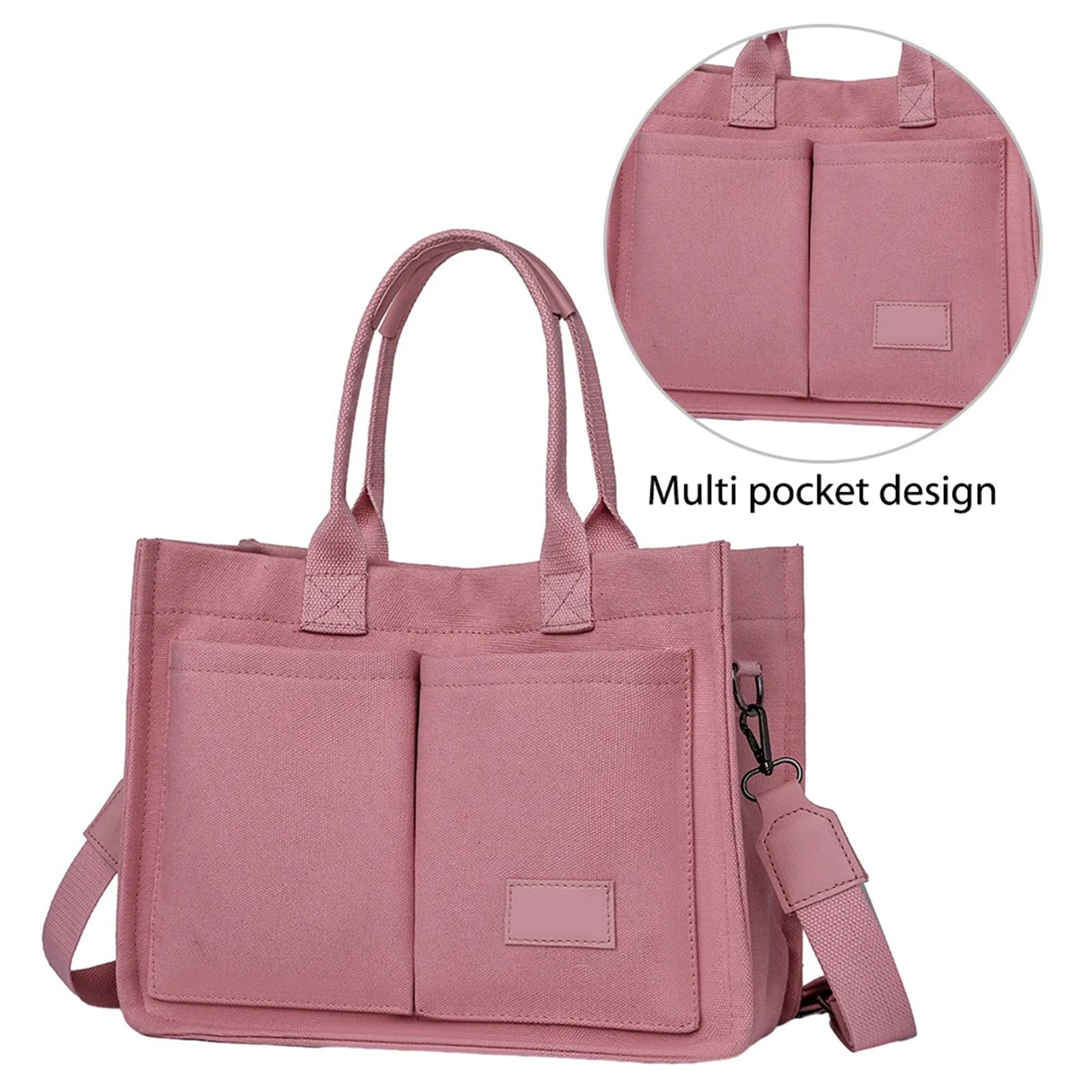 Tote Bag for Women Large Canvas Women's Purse Crossbody Bags Work Laptop Book Bag Shoulder Satchels Handbags