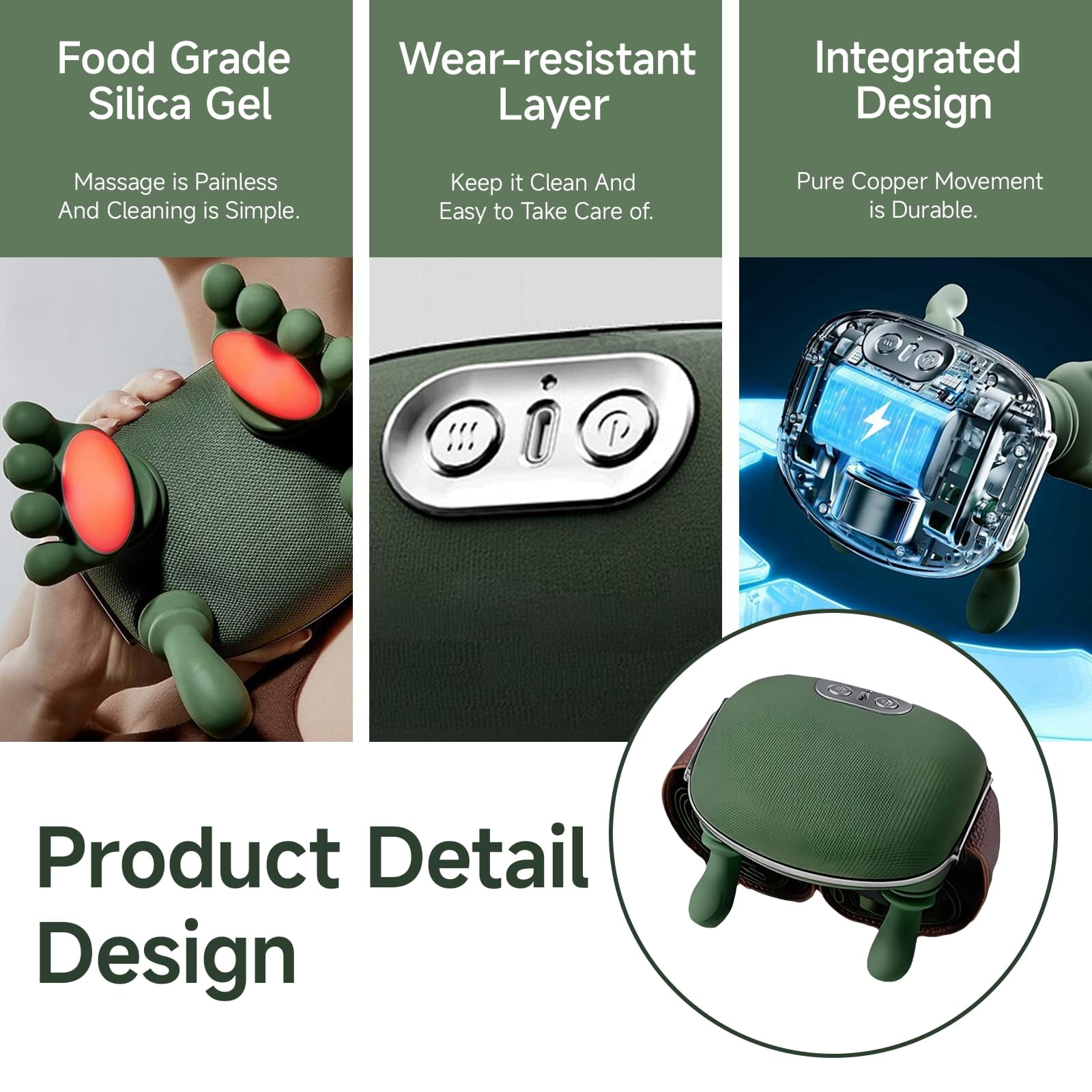 JMLPxx Neck And Back Massager,4D Kneading Neck & Shoulder Massager,Bionic Neck & Shoulder Massager With Heat,Real Touch Therapy Neck Massager