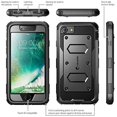 thumbnail image 3 of YOYO Armorbox Case Designed for iPhone SE2 2020 /iPhone 7/iPhone 8, Built in [Screen Protector] Full-Body Rugged Holster Case for iPhone SE 2nd generation, Black, 3 of 7