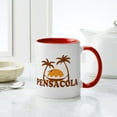 thumbnail image 6 of CafePress - Pensacola Beach Palm Trees Design. Mug - 11 oz Ceramic Mug - Novelty Coffee Tea Cup, 6 of 6