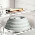 thumbnail image 7 of Compressible Silicone Microwave Splatter Cover, Heat Resistant Round Bottom Lid, Multifunctional Kitchen Guard, 1 Piece, 7 of 7