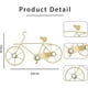 thumbnail image 2 of Gancho para abrigos de bicicleta, bonitos ganchos de pared para abrigos, bolsos, toallas, llaves para baño, entrada, sala de estar, regalo decorativo (dorado), 2 of 5