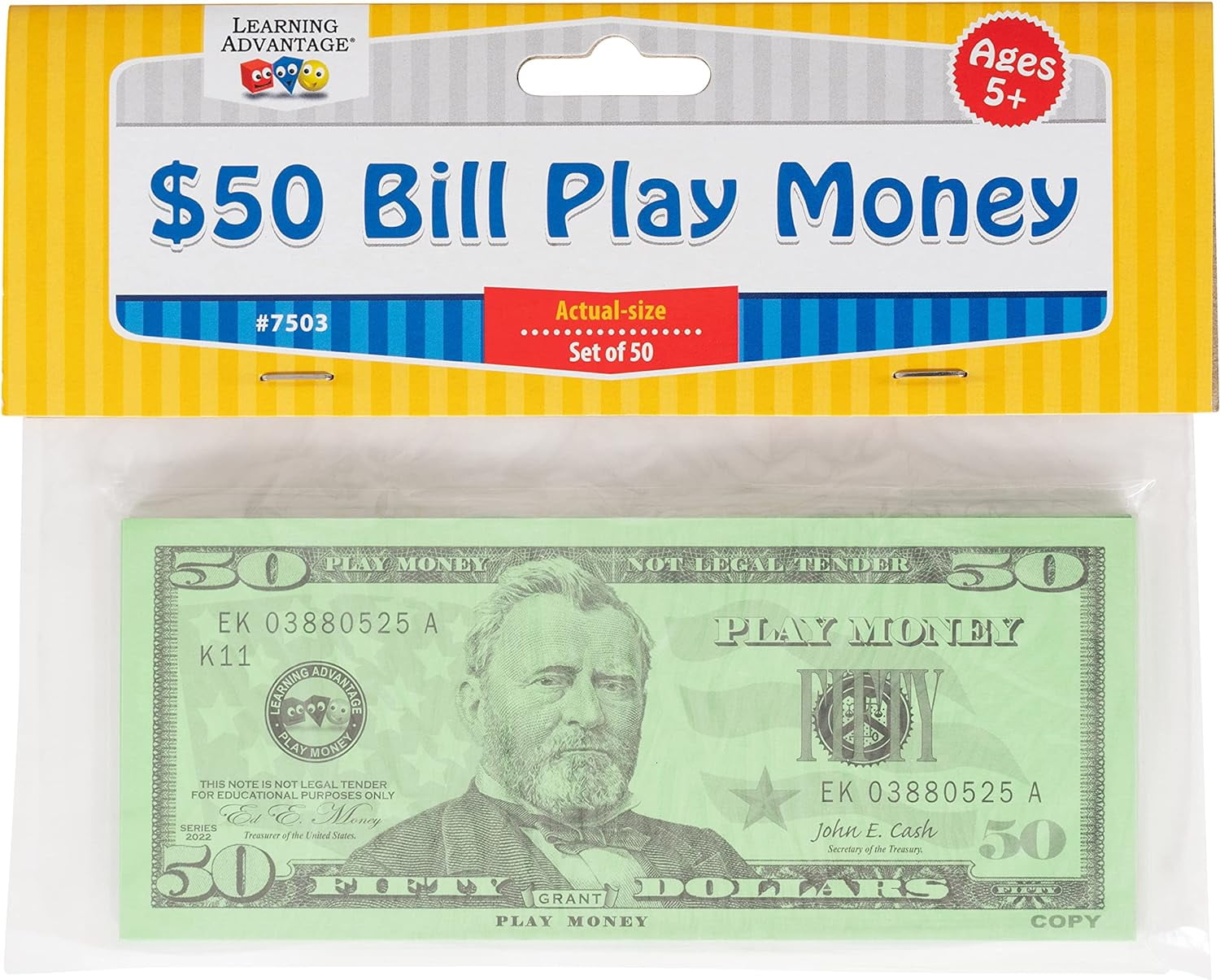 $50 Bills, Set of 50
